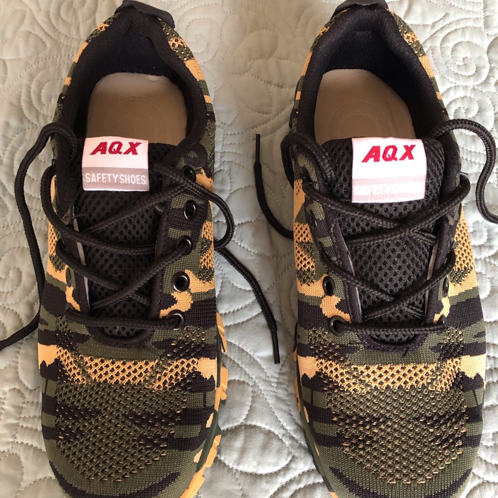 Men’s AQX Steel Toe Safety Shoes (New)